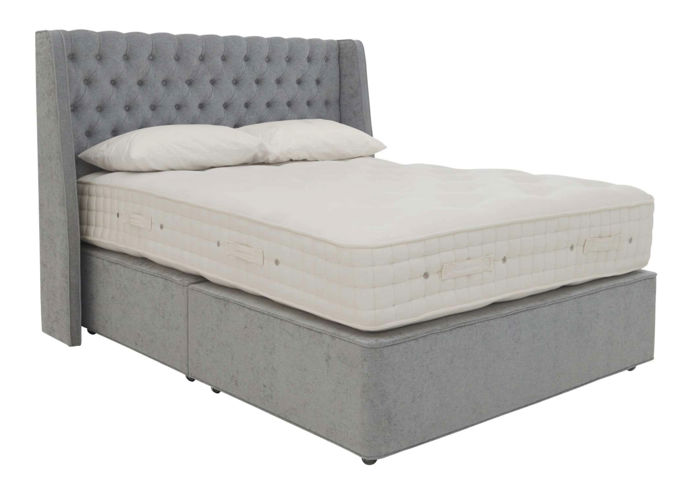 Clearance Hypnos Blenheim Sprung Divan Set with 4 Drawers + Vienna Headboard - King Size 150 x 200cm